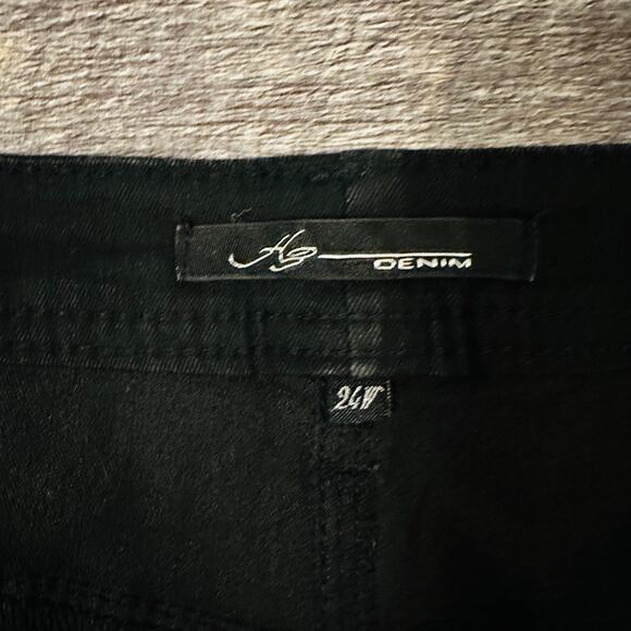 HB Denim Black Shorts 24W - Picture 3 of 3